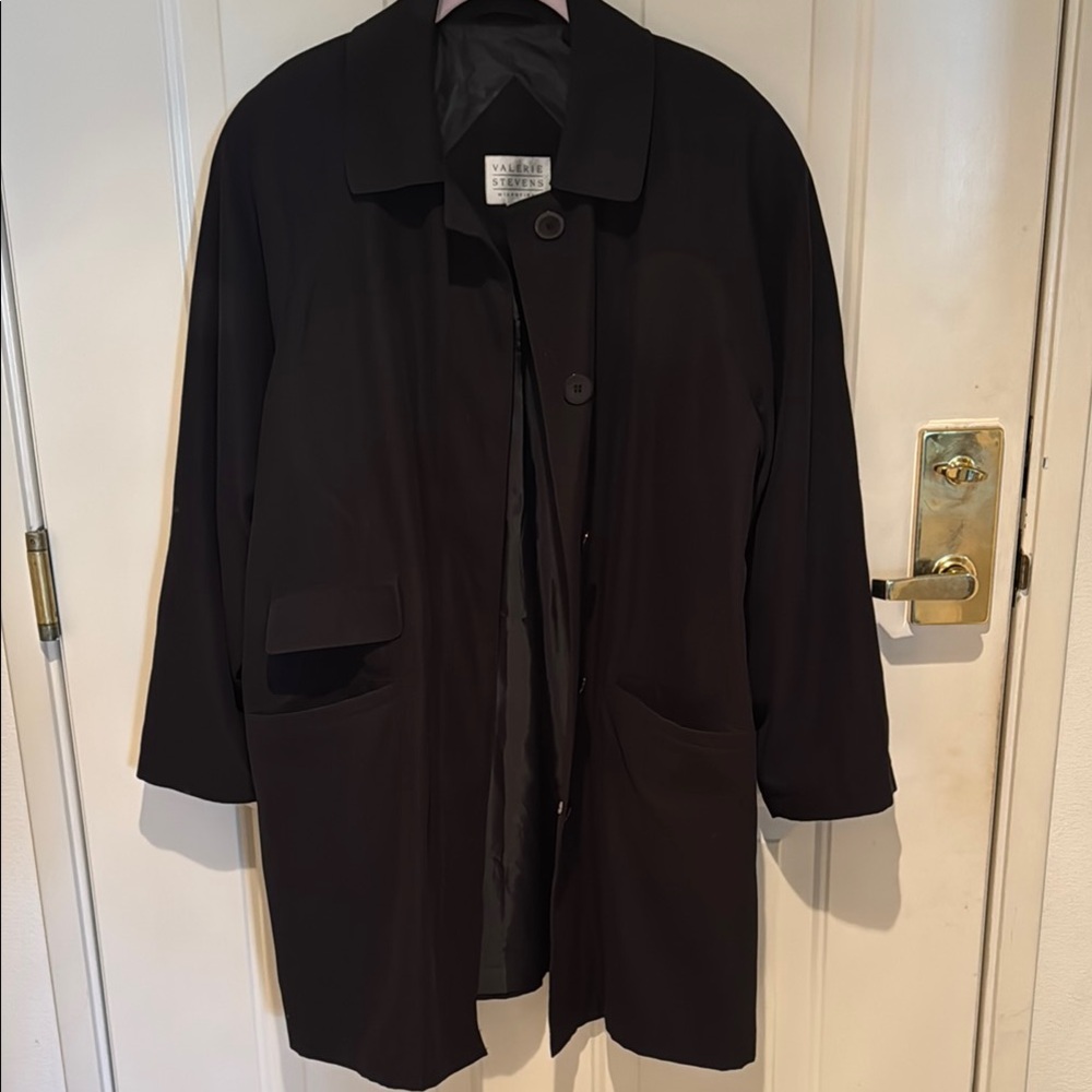 Black Overcoat by Valerie Steven’s